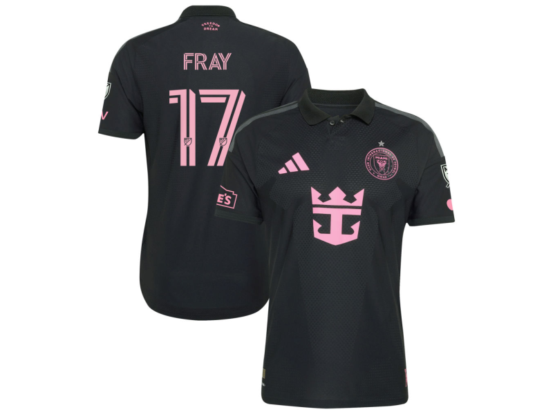 Ian Fray Inter Miami CF 2026 Presagio Player Version Jersey - Black With Patch