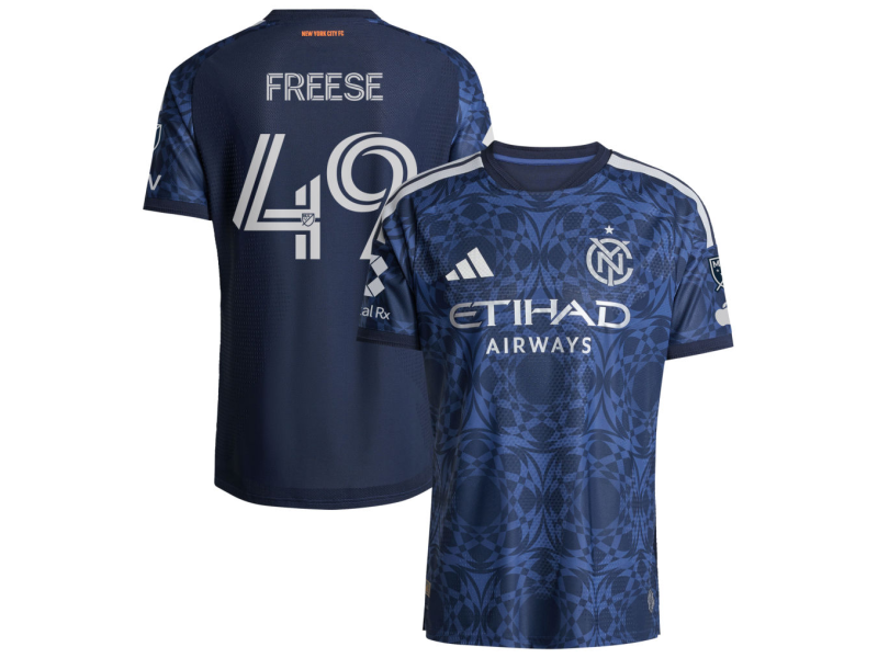 Matt Freese New York City FC 2026 The All Nations Edition Player Version Jersey - Blue With Patch