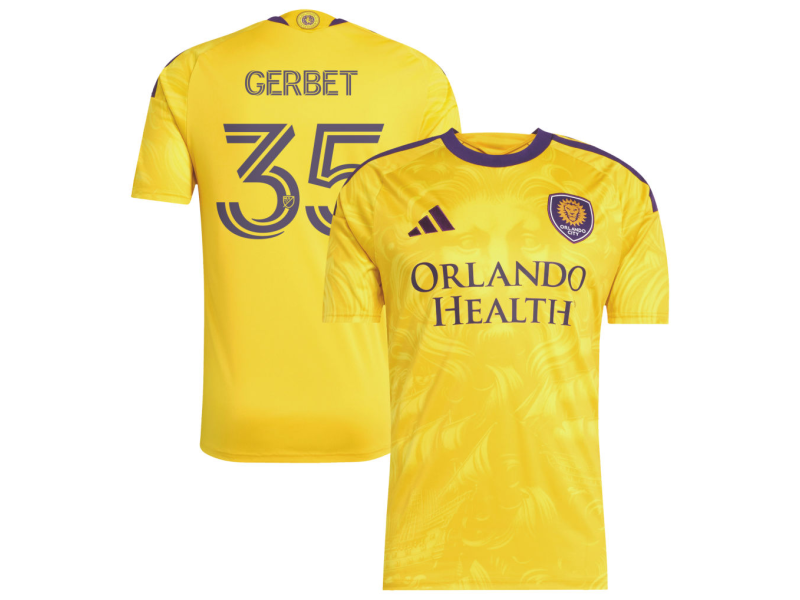 Joran Gerbet Orlando City SC 2026 Sunken Treasure Edition Fan Version Jersey - Yellow