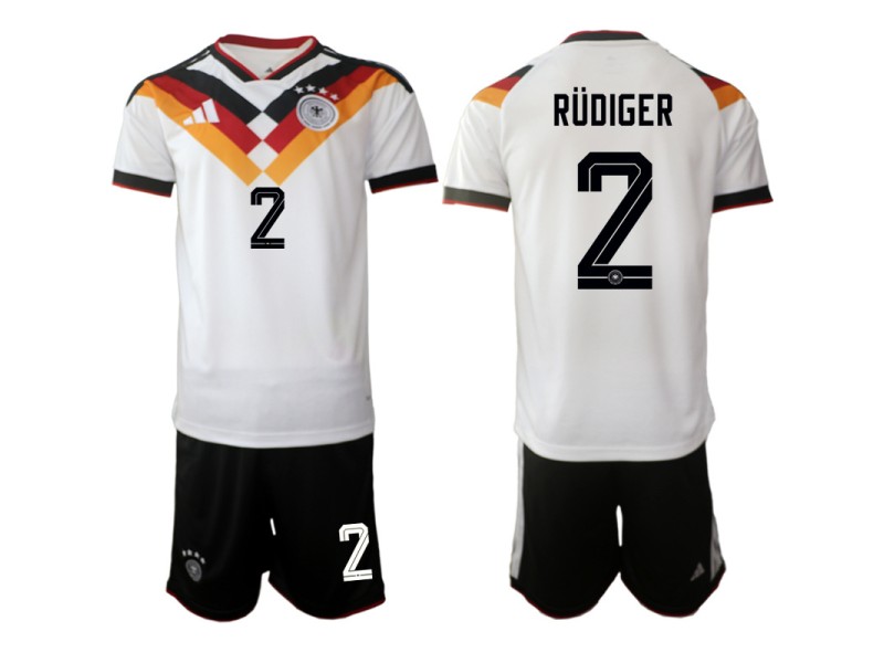 RUDIGER Germany 2026 World Cup Home Fan Jersey - White