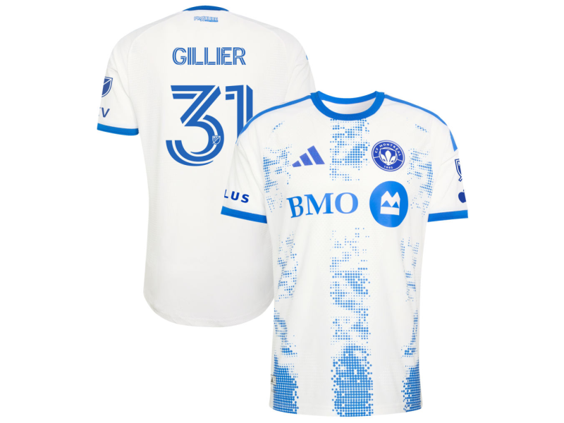 Thomas Gillier CF Montreal 2026 The Procure Player Version Jersey - White With Patch