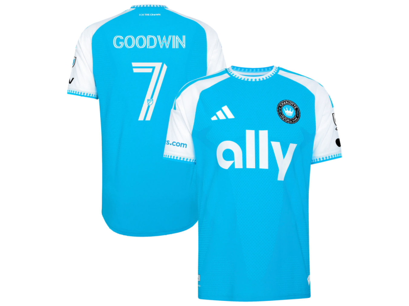 Archie Goodwin Charlotte FC 2026 Carolina Kit: Crowns Up Player Version Jersey - Blue With Patch