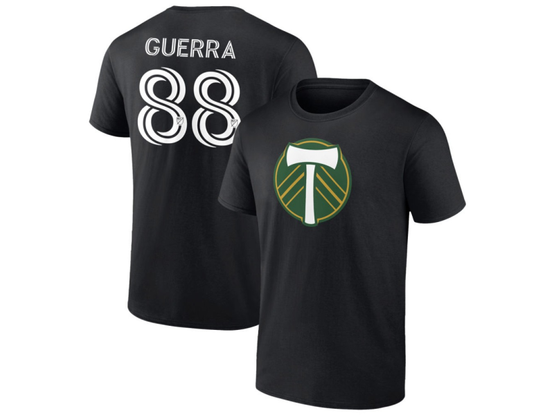 Men's Portland Timbers #88 Gage Guerra T-Shirt - Black