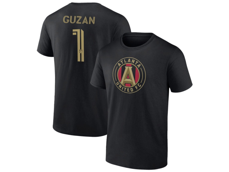 Men's Atlanta United FC #1 Brad Guzan T-Shirt - Black