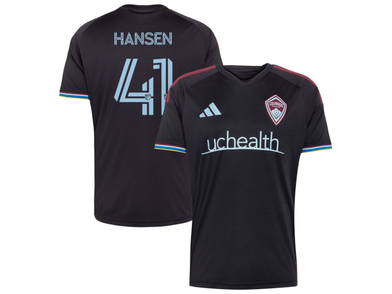 Nico Hansen Colorado Rapids 2026 Colorful Colorado Fan Version Jersey - Black