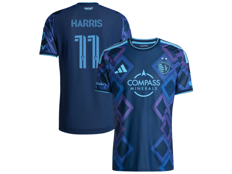 Calvin Harris Sporting Kansas City 2026 The 18th & Vine Edition Player Version Jersey - Blue With Patch