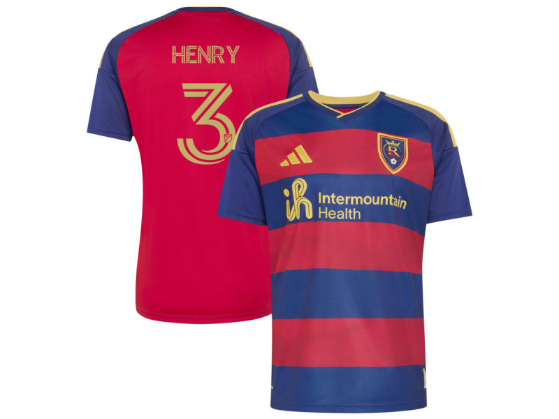 Kobi Henry Real Salt Lake 2026 The Switchback Fan Version Jersey - Red