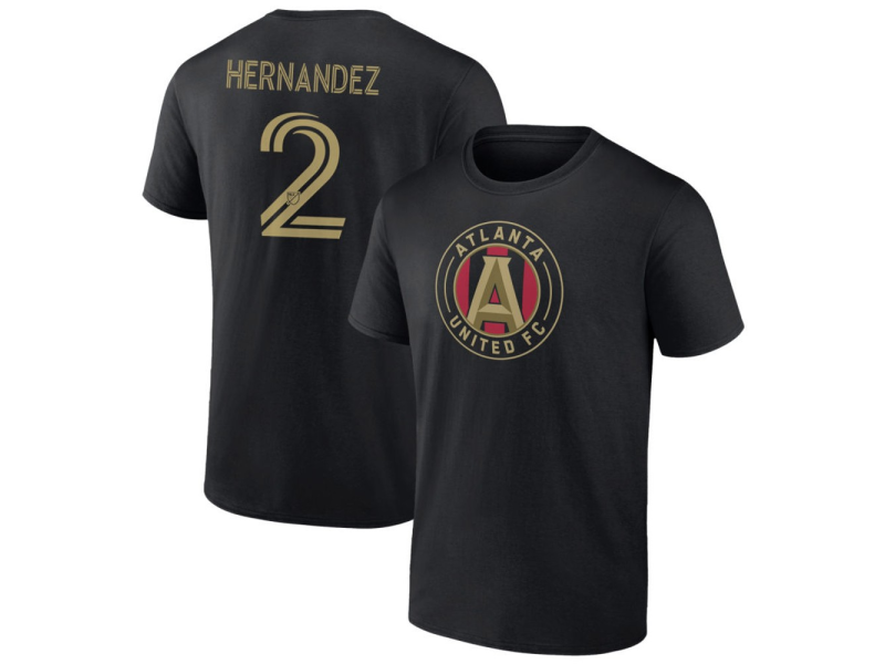 Men's Atlanta United FC #2 Ronald Hernandez T-Shirt - Black