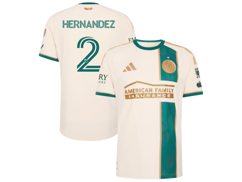 Ronald Hernandez Atlanta United FC 2026 Spirit Of '96 Player Version Jersey - Tan With Patch