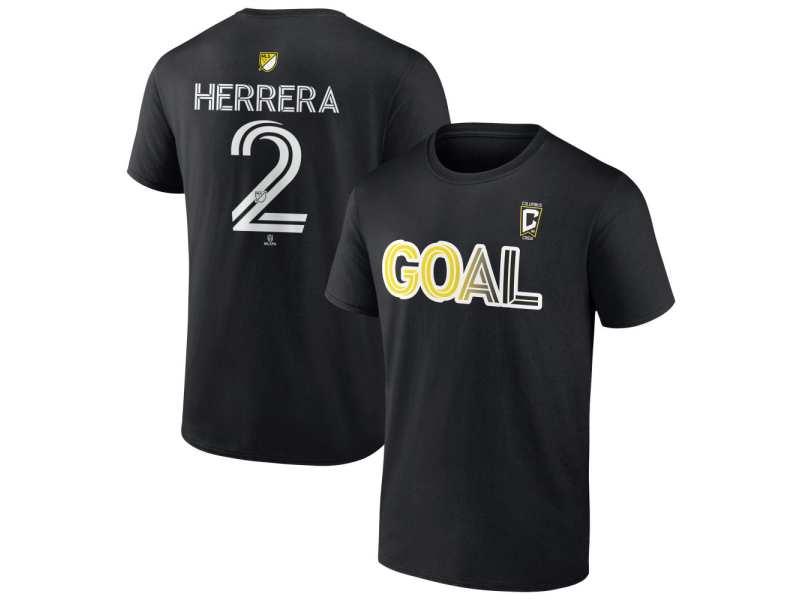 Men's Columbus Crew Goal #2 Andres Herrera T-Shirt - Black