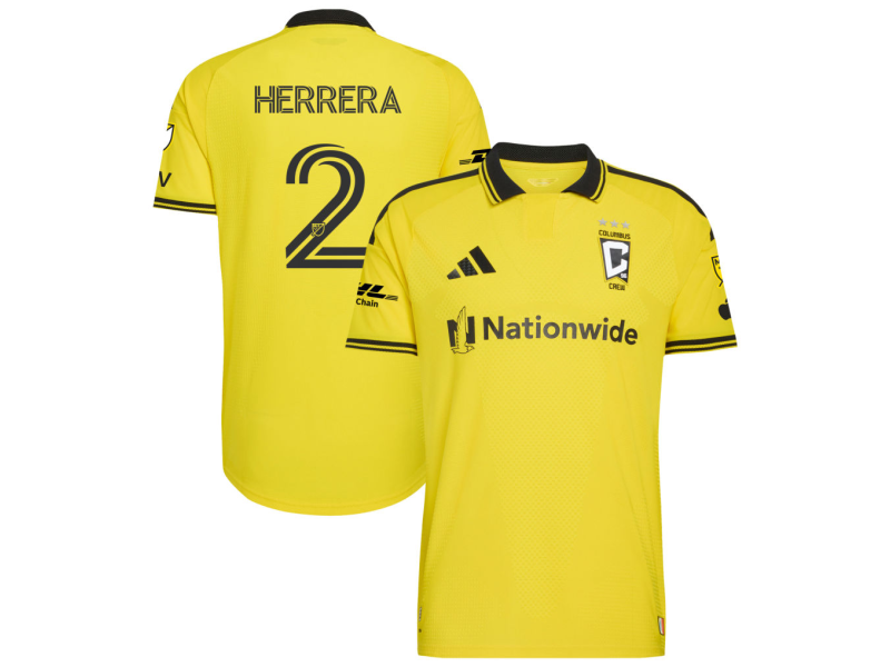Andres Herrera Columbus Crew 2026 The Crafted for Excellence Edition Player Version Jersey - Yellow With Patch