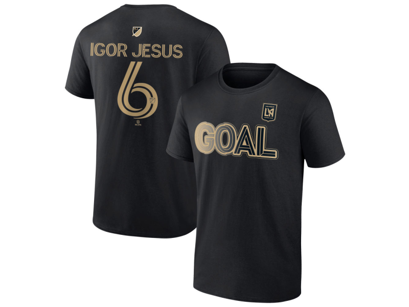 Youth LAFC Goal #6 Igor Jesus T-Shirt - Black
