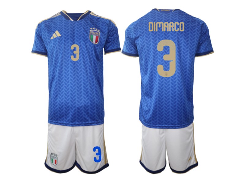 DIMARCO Italy 2026 World Cup Home Fan Jersey - Blue