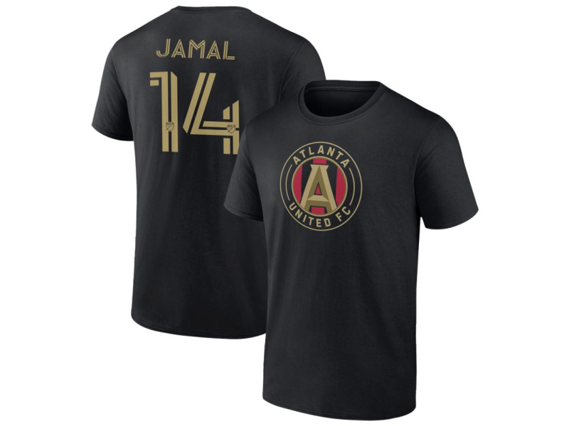 Men's Atlanta United FC #14 Jamal Thiare T-Shirt - Black