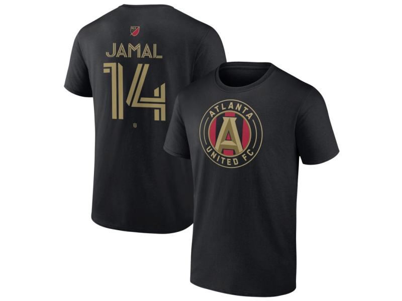 Men's Atlanta United FC #14 Jamal Thiare Team Authentic T-Shirt - Black