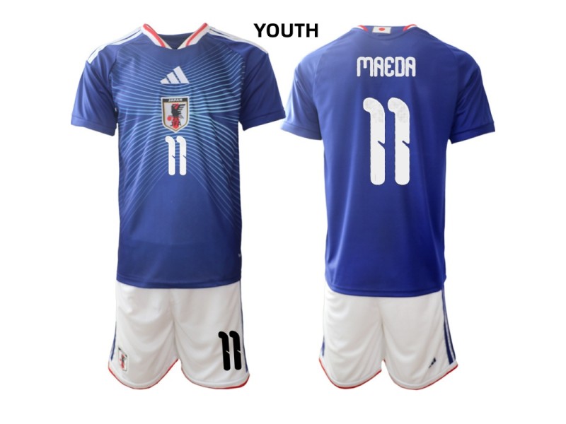 Youth MAEDA Japan 2026 World Cup Home Fan Jersey - Blue