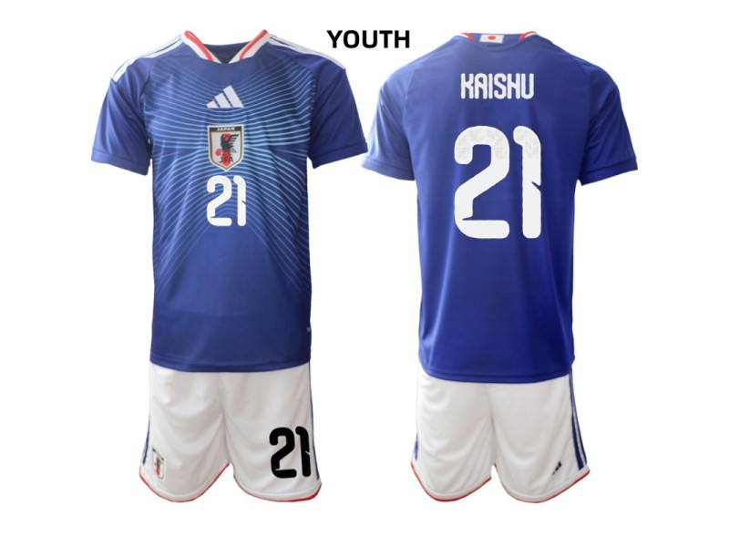 Youth KAISHU Japan 2026 World Cup Home Fan Jersey - Blue
