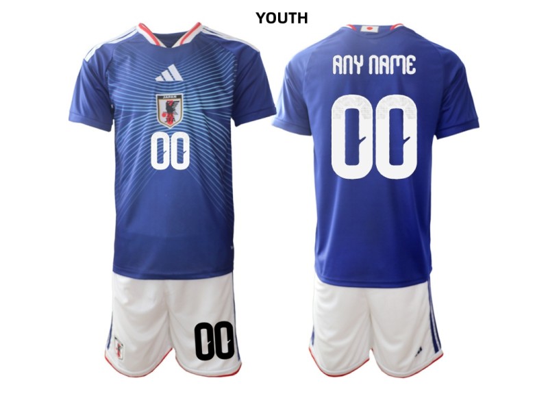 Youth Custom Japan 2026 World Cup Home Fan Jersey - Blue