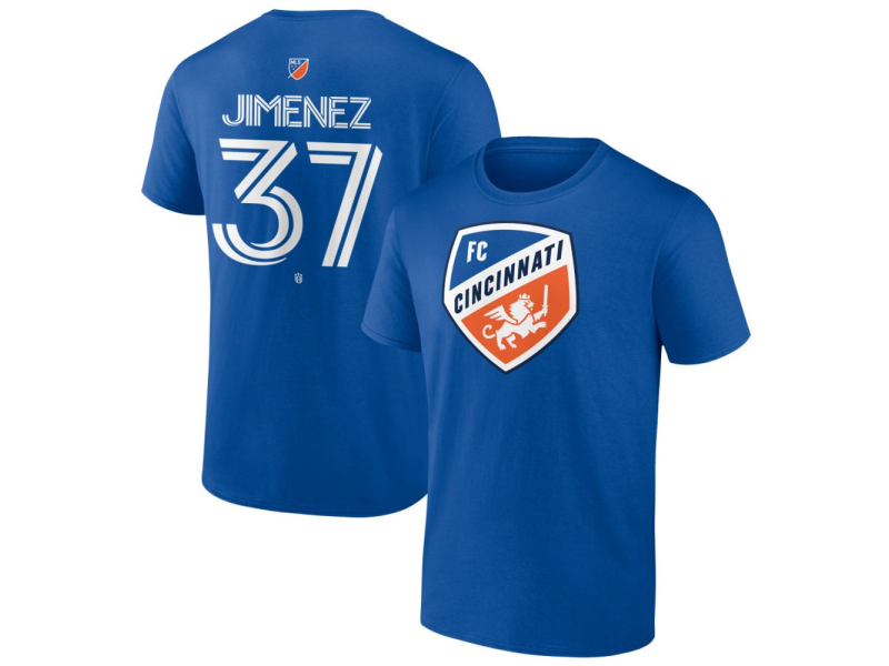 Men's FC Cincinnati #37 Stiven Jimenez Team Authentic T-Shirt - Royal