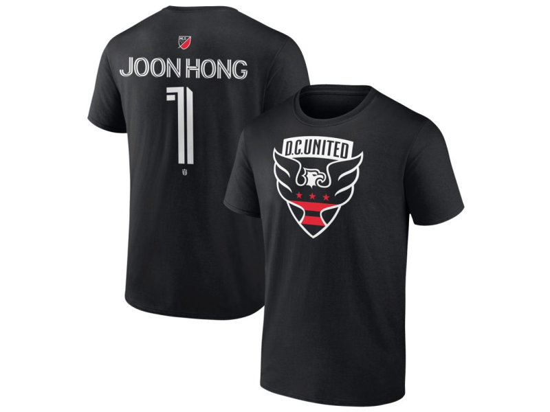 Men's D.C. United #1 Joon Hong Team Authentic T-Shirt - Black