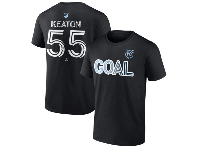 Youth New York City FC Goal #55 Keaton Parks T-Shirt - Black