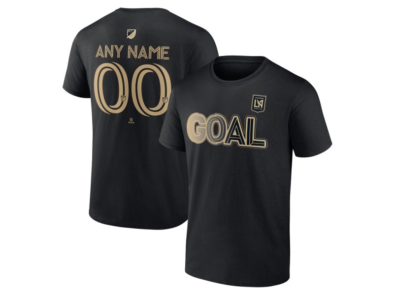 Men's LAFC Goal Custom T-Shirt - Black