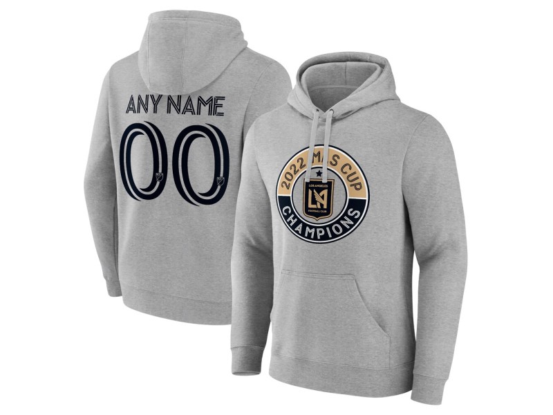 Men's LAFC The Game Is Everything Custom Pullover Hoodie - Gray