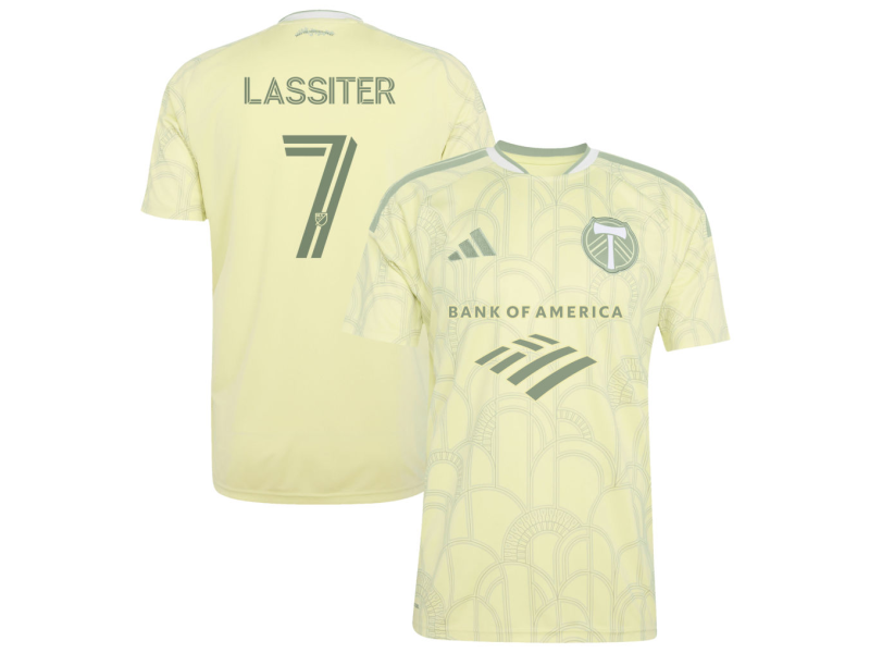 Ariel Lassiter Portland Timbers 2026 Civic Stadium Edition Fan Version Jersey - Yellow