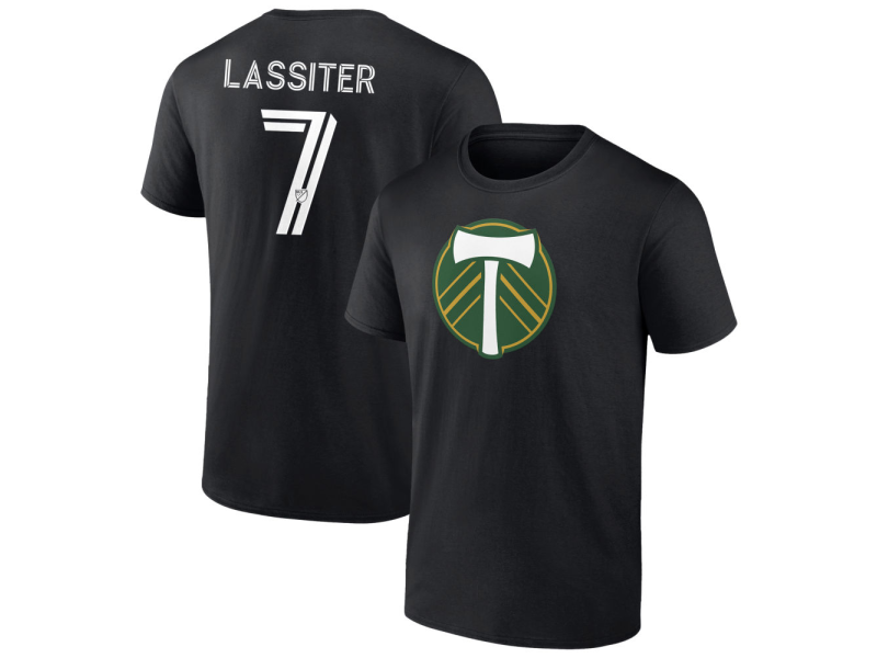 Youth Portland Timbers #7 Ariel Lassiter T-Shirt - Black