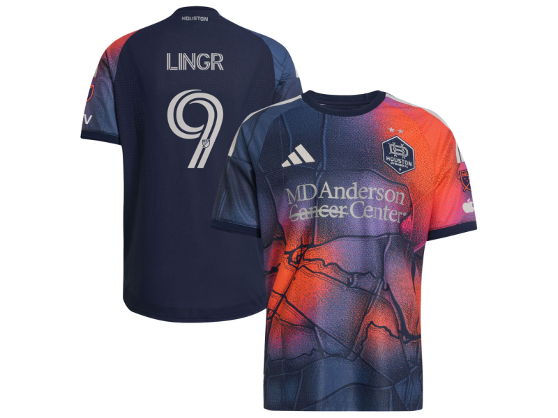 Ondrej Lingr Houston Dynamo FC 2026 Mission Control Player Version Jersey - Blue With Patch