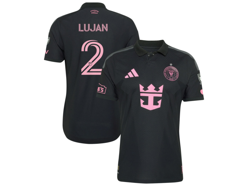 Gonzalo Lujan Inter Miami CF 2026 Presagio Player Version Jersey - Black With Patch
