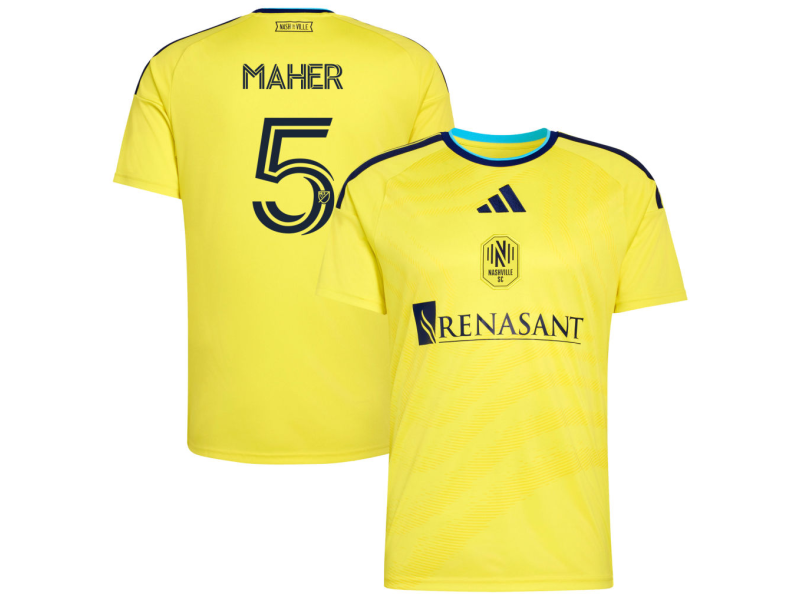 Jack Maher Nashville SC 2026 The Reverb Edition Fan Version Jersey - Yellow