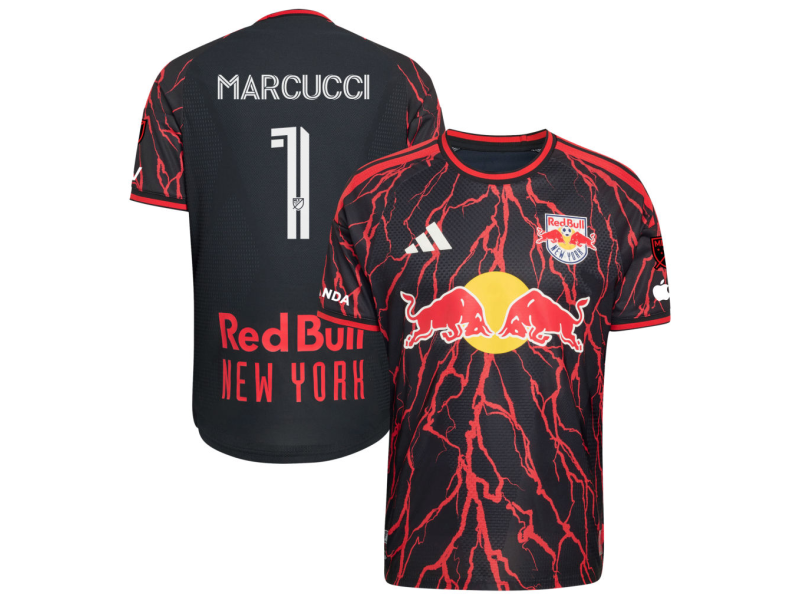 Anthony Marcucci New York Red Bulls 2026 The Rooted Edition Player Version Jersey - Black With Patch