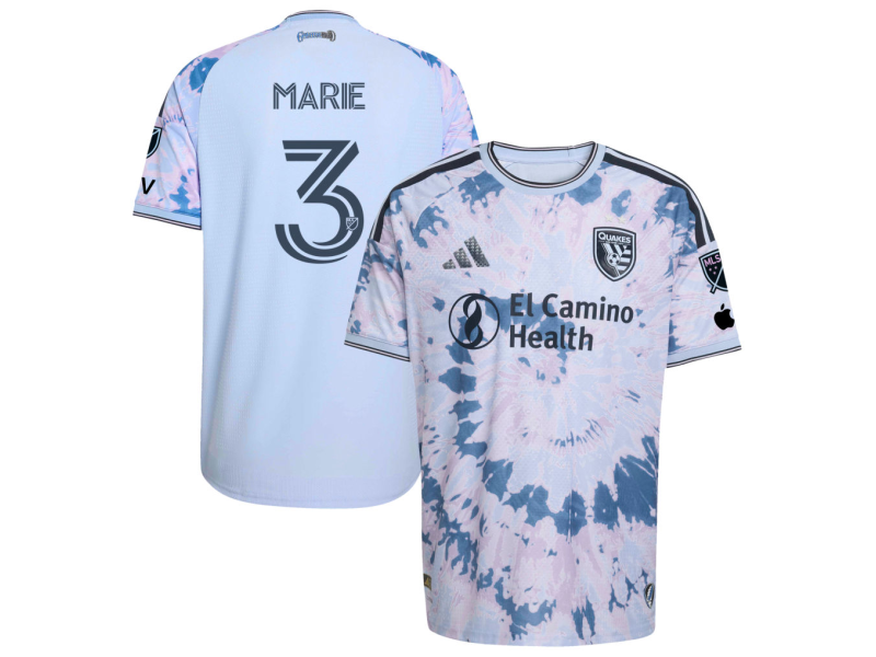Paul Marie San Jose Earthquakes 2026 The Dead Edition Player Version Jersey - Light Blue With Patch