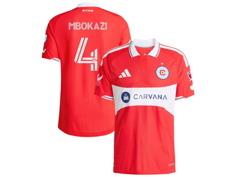 Mbekezeli Mbokazi Chicago Fire 2026 Forever Red Player Version Jersey - Red With Patch