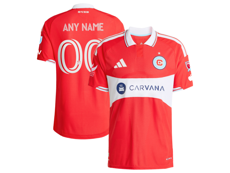 Custom Chicago Fire 2026 Forever Red Player Version Jersey - Red With Patch