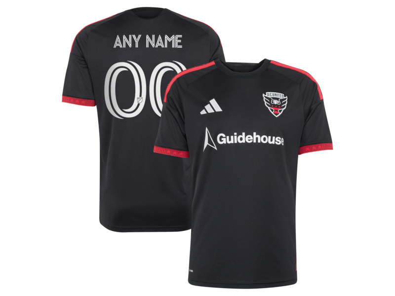 Custom D.C. United 2026 Black-and-Red Edition Fan Version Jersey -Black