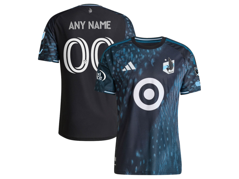 Custom Minnesota United FC 2026 The Decade Edition Player Version Jersey - Black With Patch