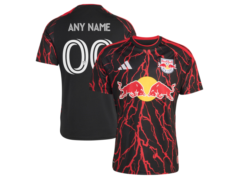 Custom New York Red Bulls 2026 The Rooted Edition Fan Version Jersey -Black