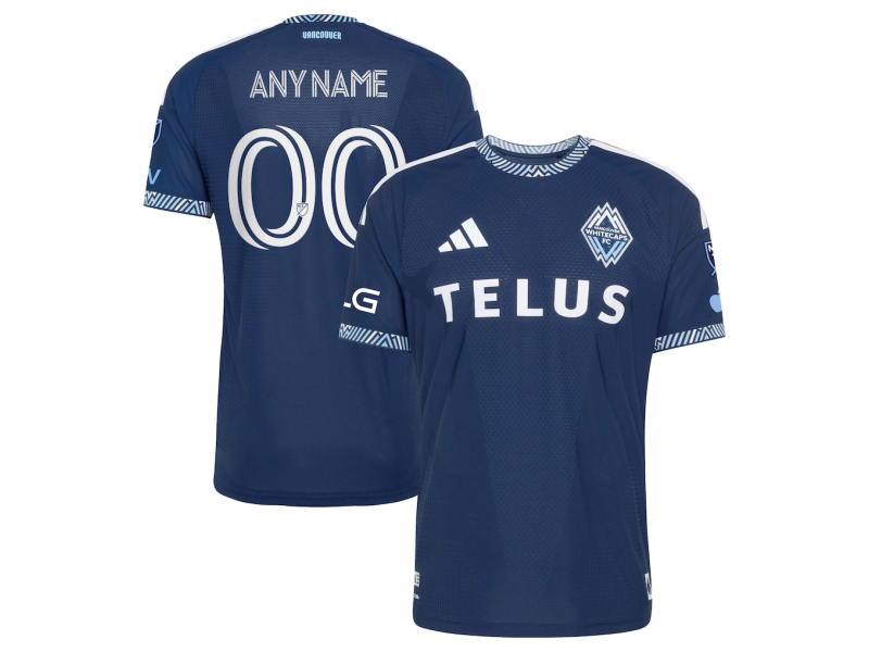 Custom Vancouver Whitecaps FC 2026 The Coastal Player Version Jersey - Blue With Patch