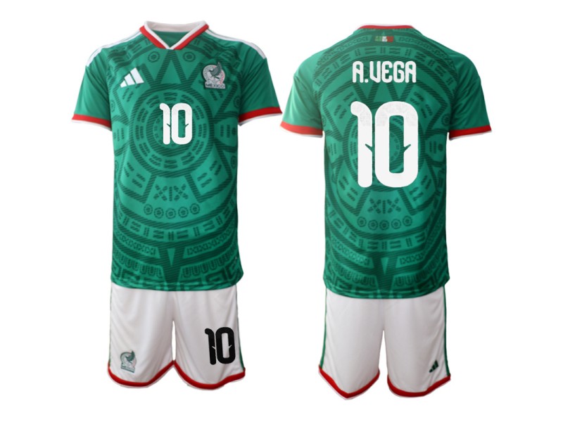 A.UEGN Mexico 2026 World Cup Home Fan Jersey - Green