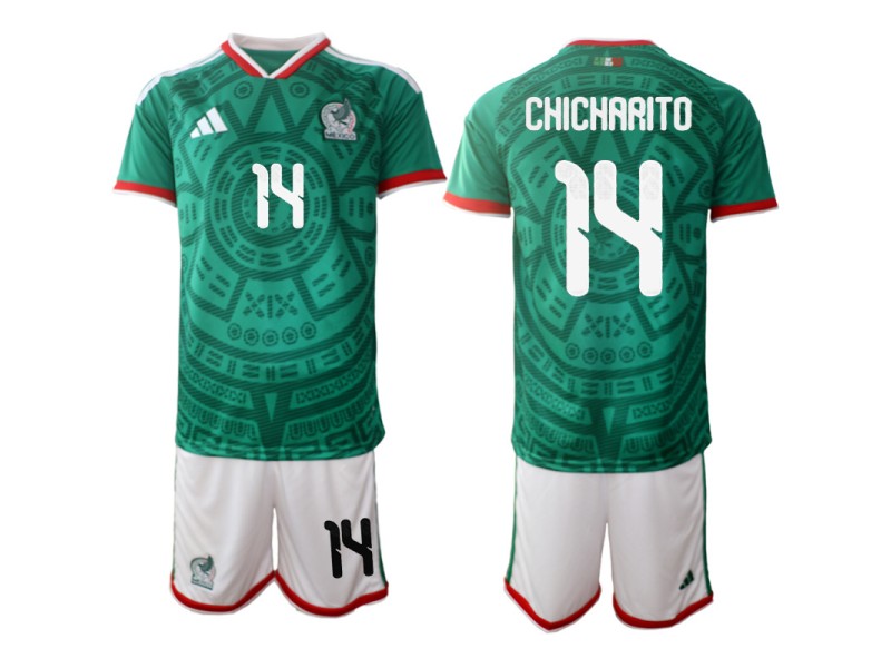 CHICHARITO Mexico 2026 World Cup Home Fan Jersey - Green
