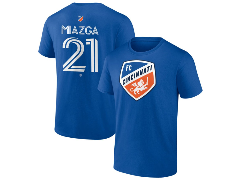 Men's FC Cincinnati #21 Matt Miazga Team Authentic T-Shirt - Royal
