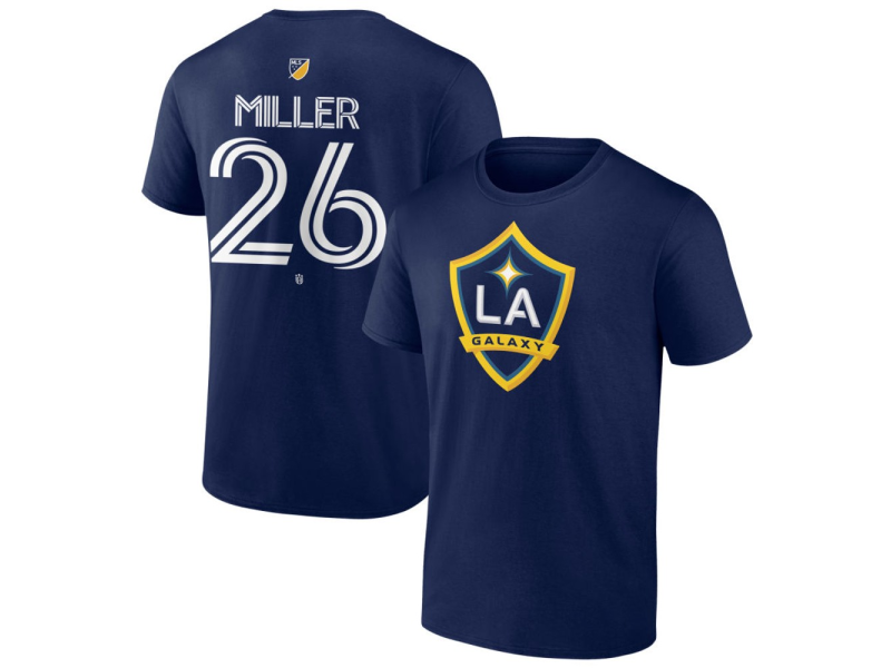 Youth LA Galaxy #26 Harbor Miller Team Authentic T-Shirt - Navy