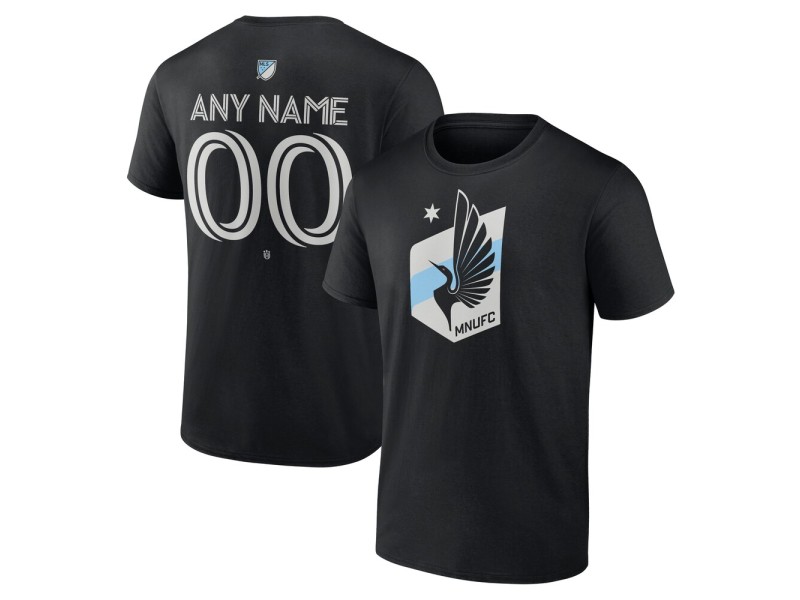 Men's Minnesota United FC Custom Team Authentic T-Shirt - Black