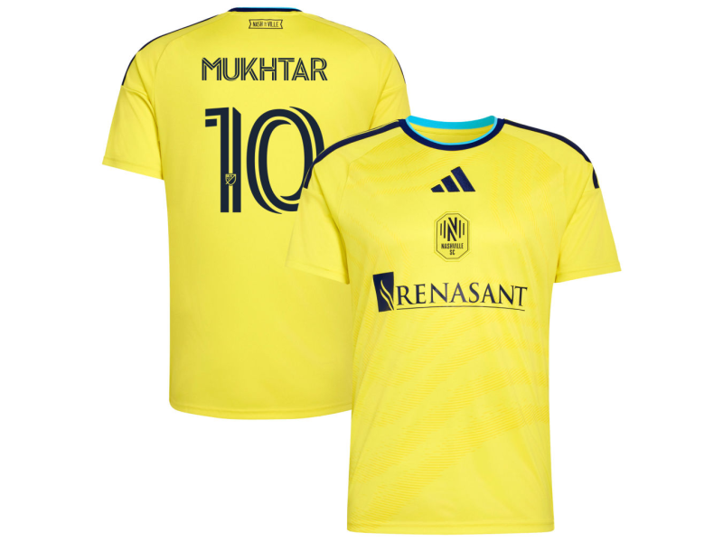 Hany Mukhtar Nashville SC 2026 The Reverb Edition Fan Version Jersey - Yellow