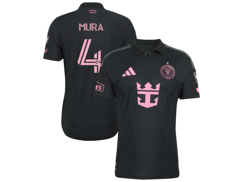 Facundo Mura Inter Miami CF 2026 Presagio Player Version Jersey - Black With Patch
