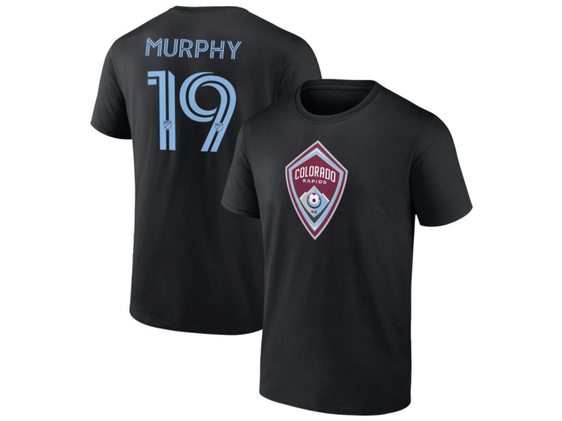 Youth Colorado Rapids #19 Ian Murphy T-Shirt - Black