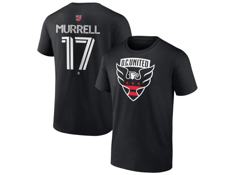 Men's D.C. United #17 Jacob Murrell Team Authentic T-Shirt - Black