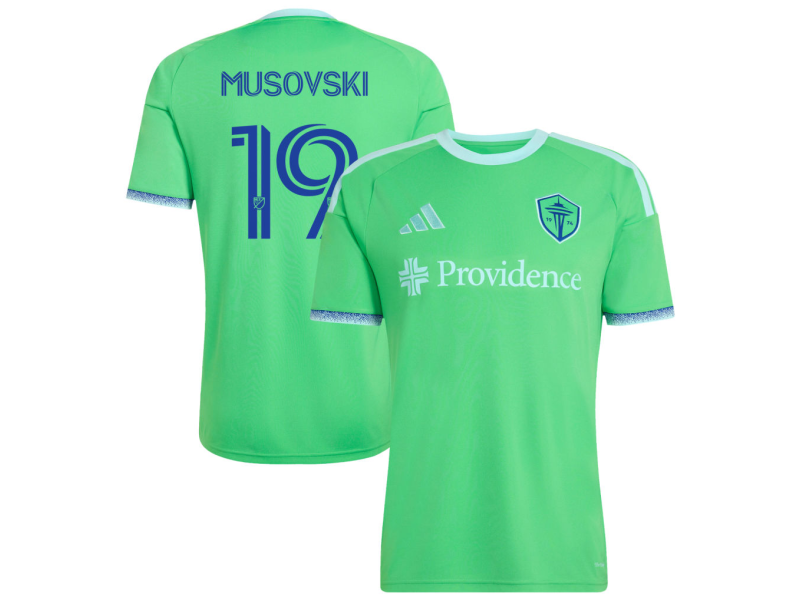 Danny Musovski Seattle Sounders FC 2026 The Evergreen State Edition Fan Version Jersey - Rave Green